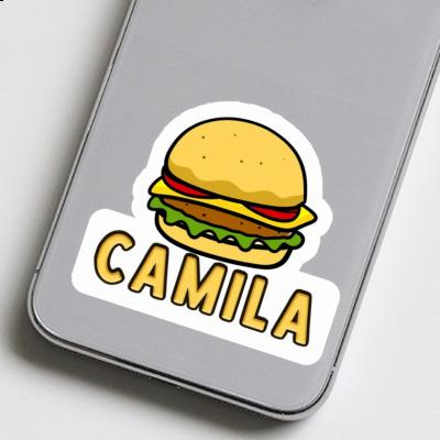 Camila Sticker Hamburger Laptop Image