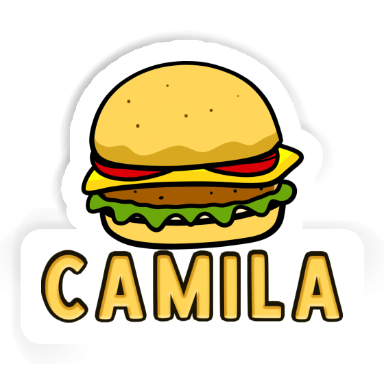 Camila Sticker Beefburger Laptop Image