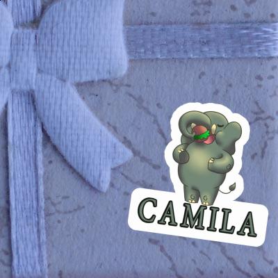 Sticker Camila Elephant Image