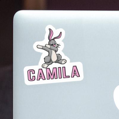 Sticker Camila Dabbing Hare Notebook Image