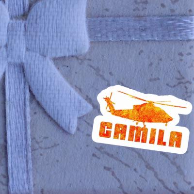 Camila Sticker Helicopter Notebook Image