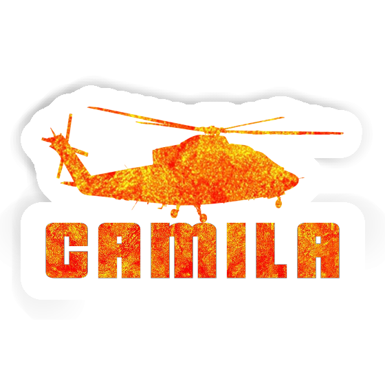 Camila Sticker Helicopter Image