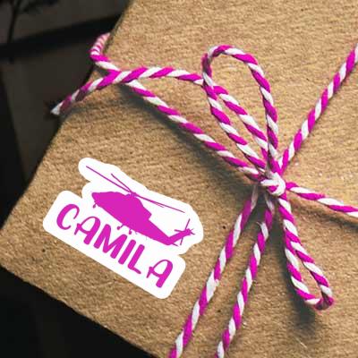 Sticker Camila Helicopter Notebook Image