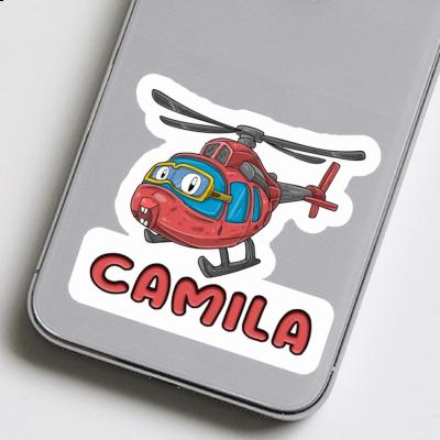 Helicopter Sticker Camila Laptop Image