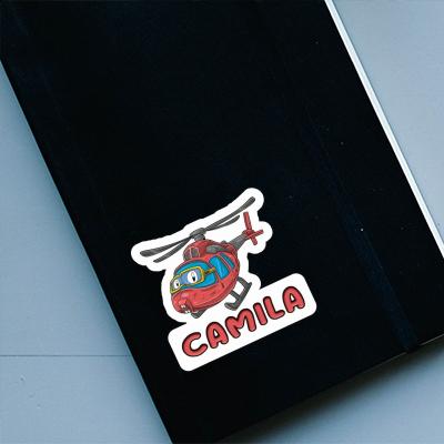 Helicopter Sticker Camila Notebook Image