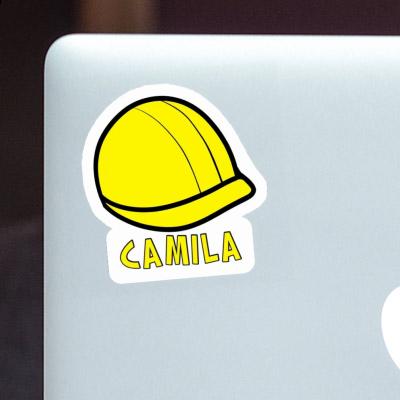 Camila Sticker Construction Helmet Notebook Image