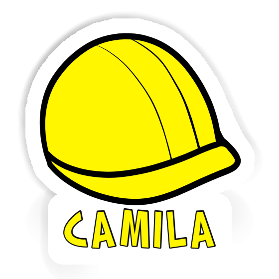 Camila Sticker Construction Helmet Notebook Image