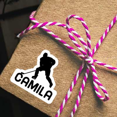 Hockey Player Sticker Camila Image