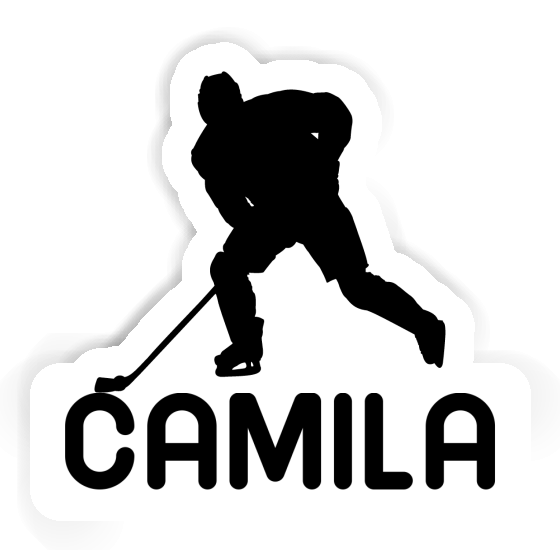 Hockey Player Sticker Camila Gift package Image