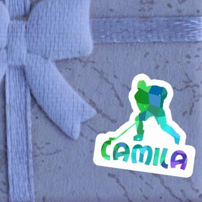 Eishockeyspieler Sticker Camila Notebook Image