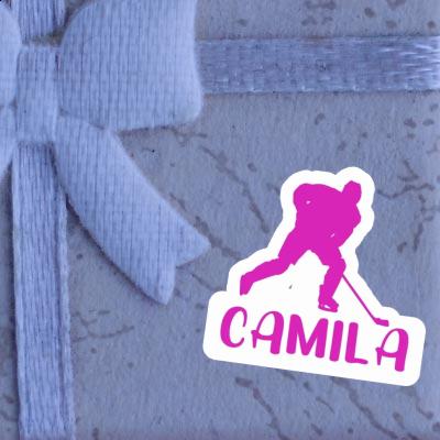 Sticker Camila Hockey Player Notebook Image