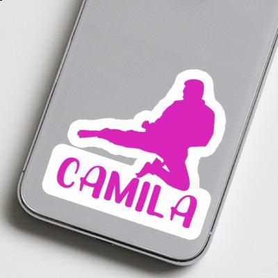 Camila Sticker Karateka Notebook Image