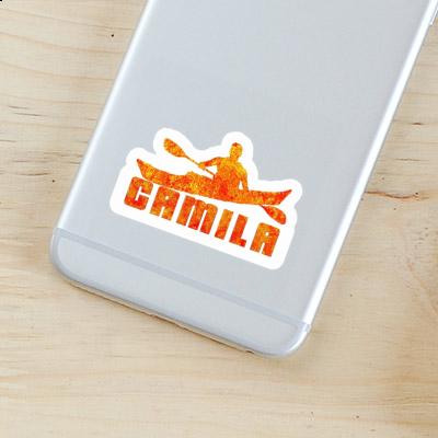 Sticker Kayaker Camila Notebook Image