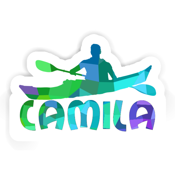 Kayaker Sticker Camila Notebook Image