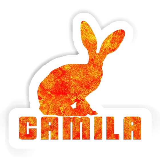 Camila Autocollant Lapin Notebook Image