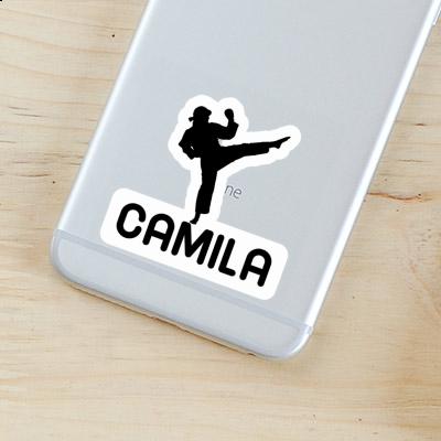 Sticker Karateka Camila Notebook Image