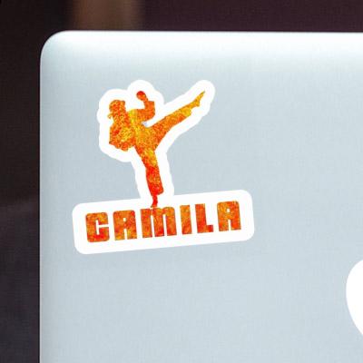 Sticker Karateka Camila Notebook Image