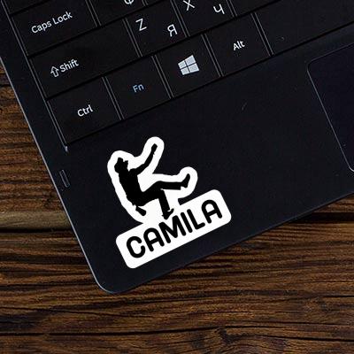 Kletterer Sticker Camila Laptop Image