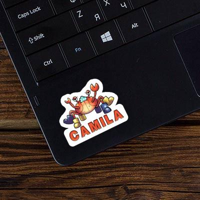 Camila Sticker Crab Laptop Image