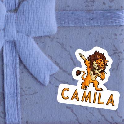 Autocollant Camila Lion Image