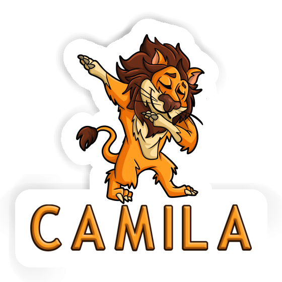 Autocollant Camila Lion Notebook Image