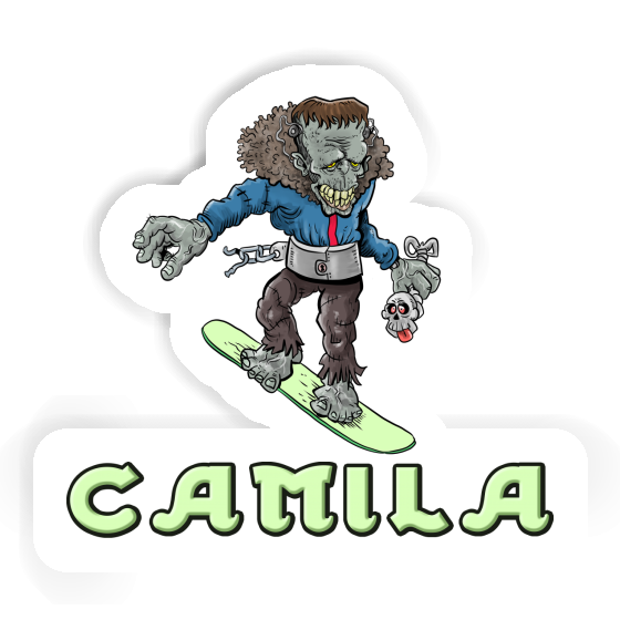 Snowboardeur Autocollant Camila Gift package Image