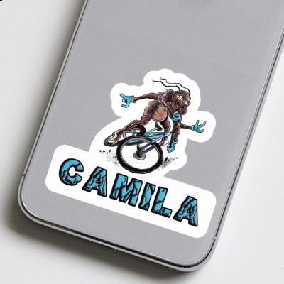 Aufkleber Camila Biker Laptop Image