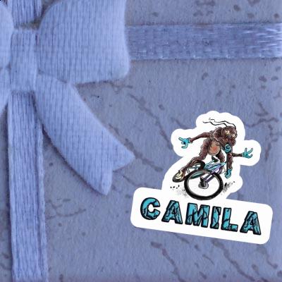 Sticker Mountainbiker Camila Image