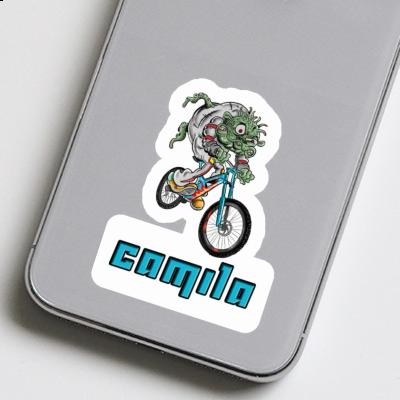 Sticker Camila Downhill Biker Laptop Image