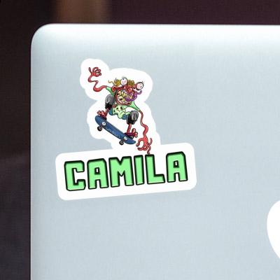 Autocollant Skateur Camila Notebook Image