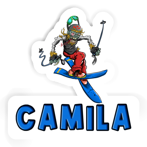 Camila Sticker Freeride Skier Gift package Image