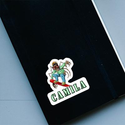 Sticker Camila Snowboarder Gift package Image