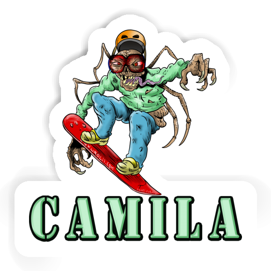 Aufkleber Boarder Camila Notebook Image