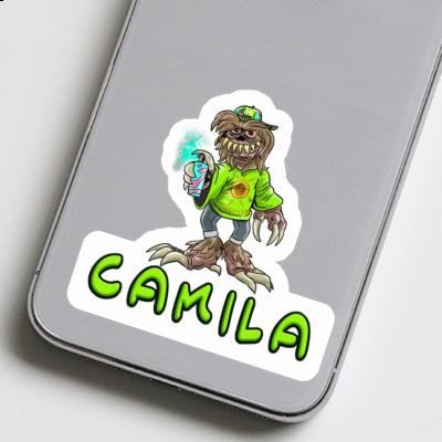 Sticker Sprayer Camila Notebook Image