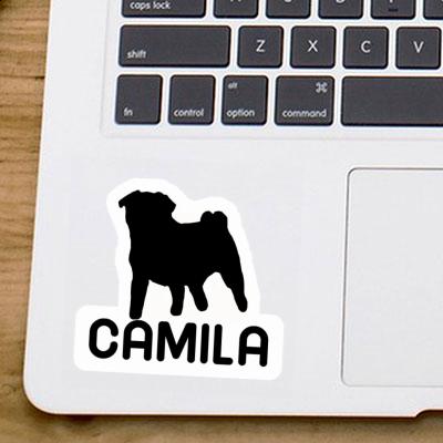 Sticker Pug Camila Notebook Image