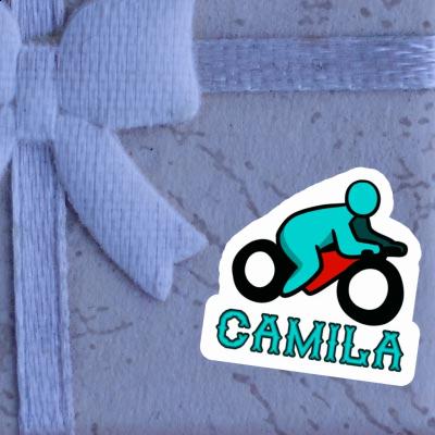 Camila Autocollant Motocycliste Image