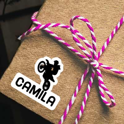 Sticker Camila Motocross Rider Image