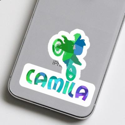 Motocross Rider Sticker Camila Image