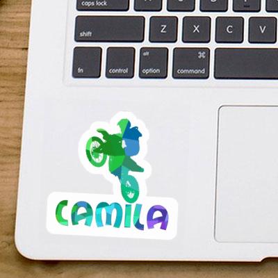 Motocross Rider Sticker Camila Image