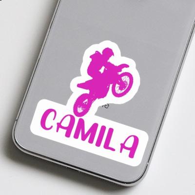 Motocross Rider Sticker Camila Image