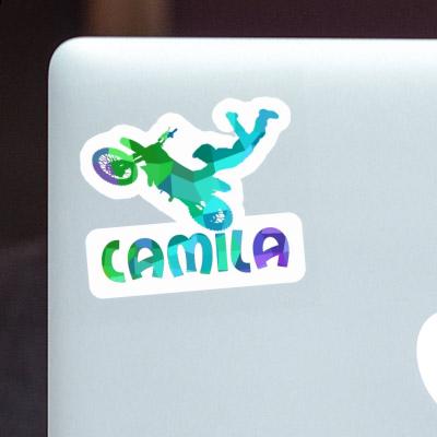 Sticker Camila Motocross Rider Image