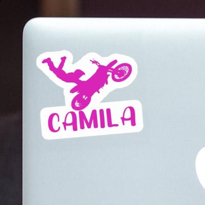 Motocross Jumper Sticker Camila Notebook Image