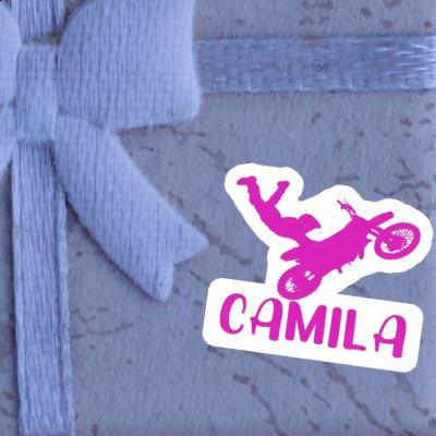 Motocross-Fahrer Sticker Camila Notebook Image