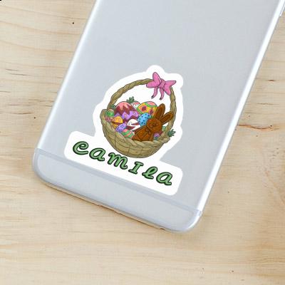 Sticker Camila Easter basket Notebook Image