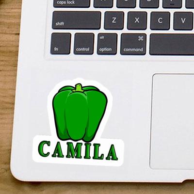 Camila Sticker Paprika Notebook Image