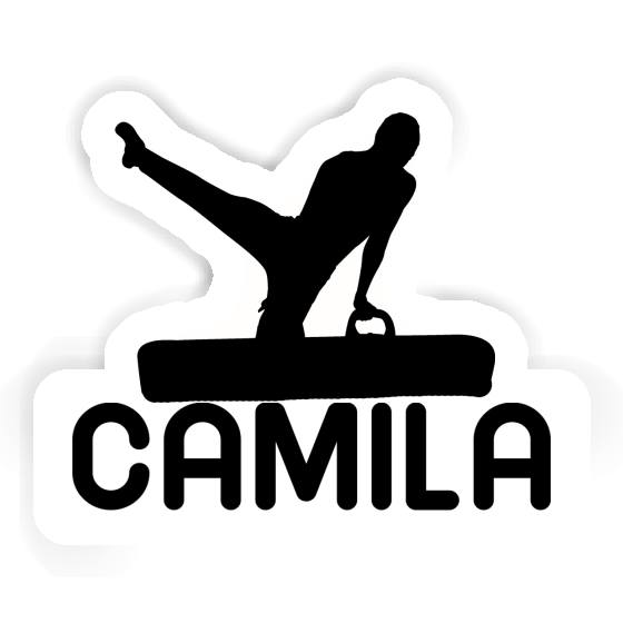 Camila Sticker Gymnast Laptop Image