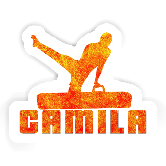 Sticker Gymnast Camila Laptop Image