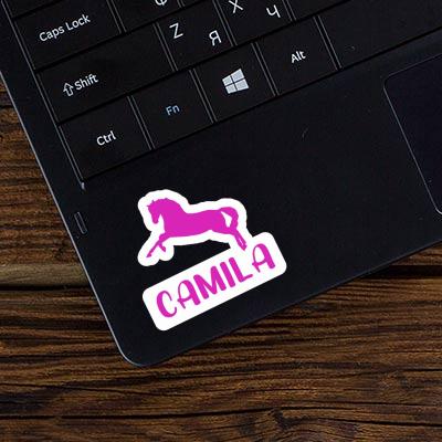 Camila Sticker Horse Laptop Image