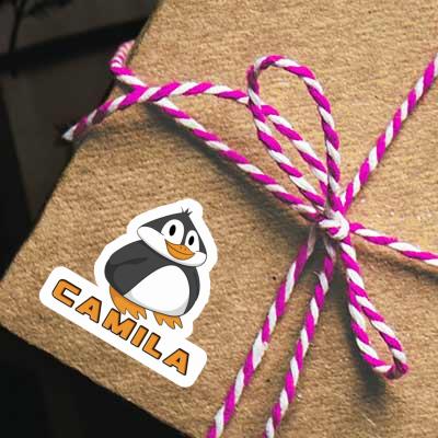 Aufkleber Camila Pinguin Gift package Image