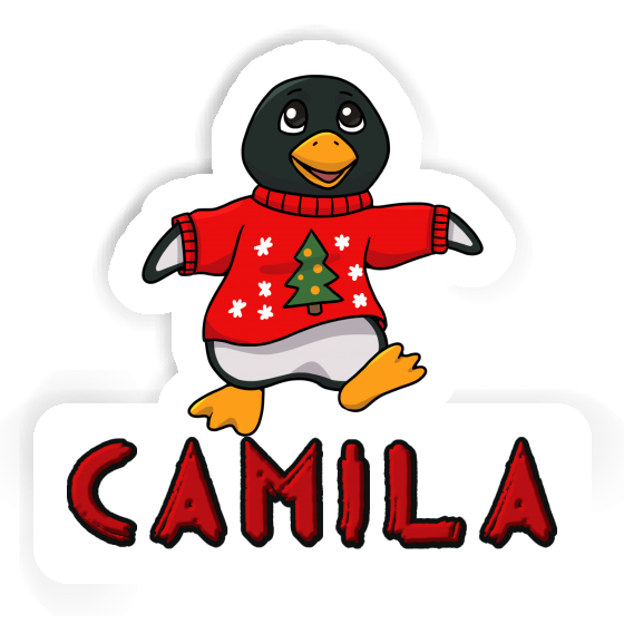 Weihnachtspinguin Sticker Camila Notebook Image